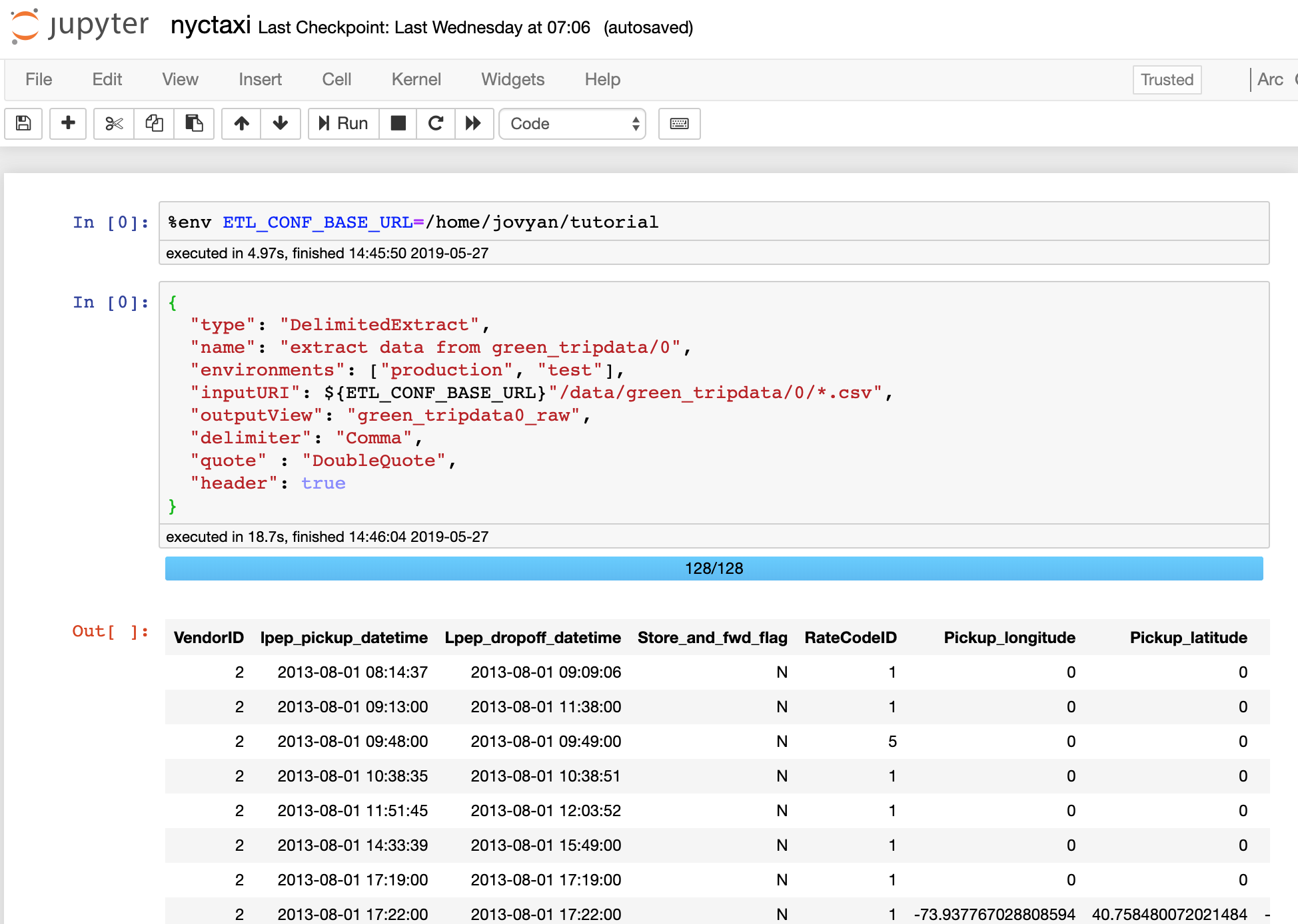 ARC in Jupyter Notebooks