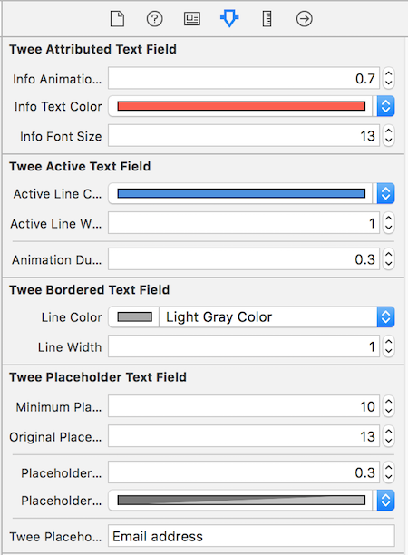 Attributes Inspector