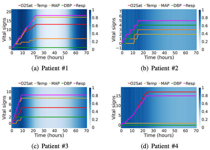 PhysioNet Sepsis attention visualization