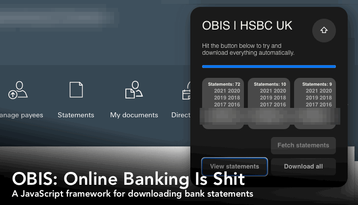 Screenshot of HSBC UK parser