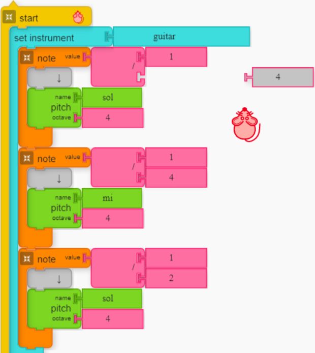 Extract the selected block