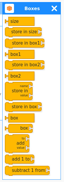 Music Blocks Boxes Palette