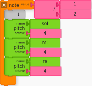 Music Blocks Multiple Piches