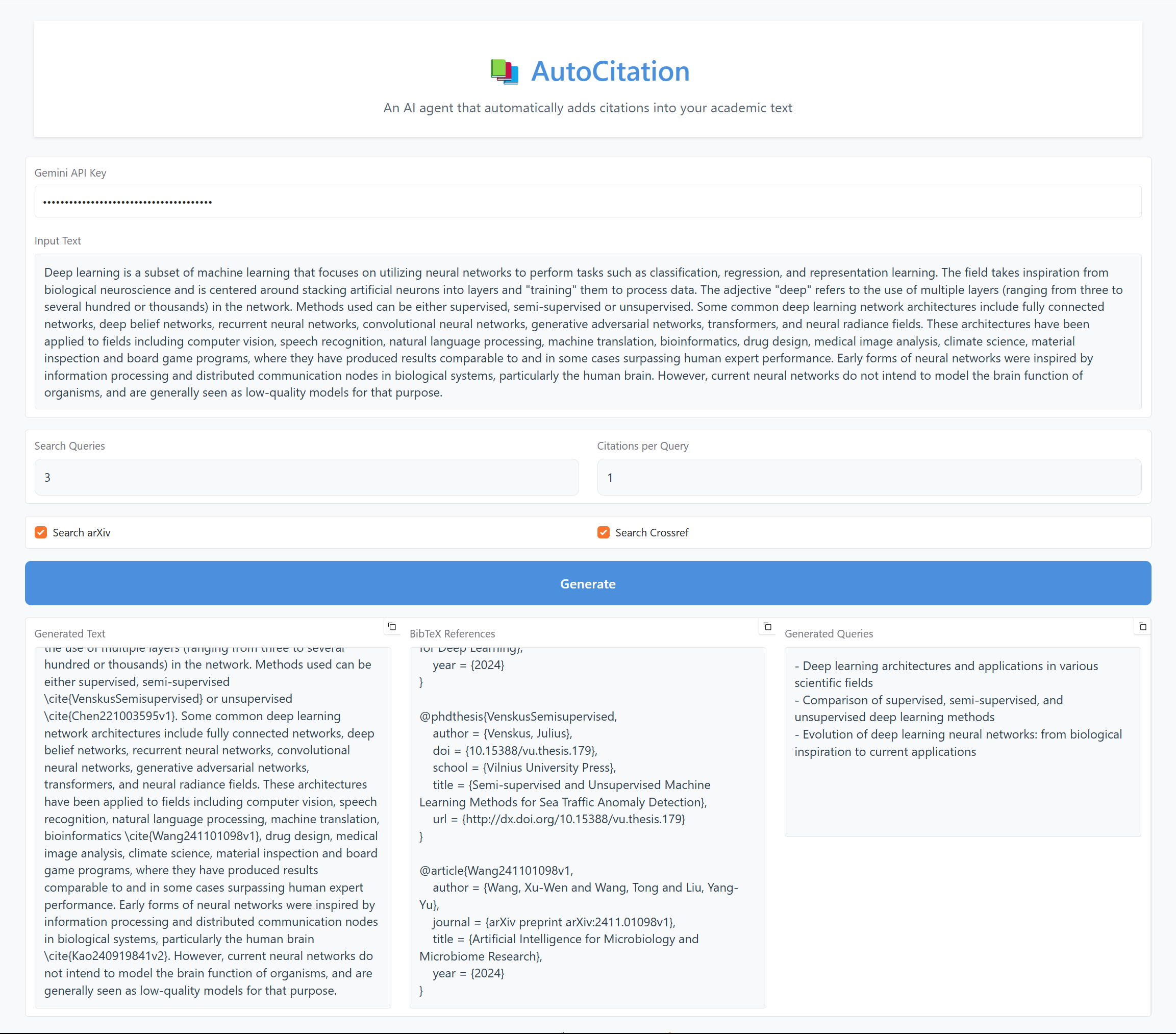 AutoCitation Demo