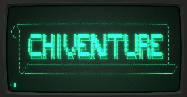 chiventure displaying in an old-school terminal