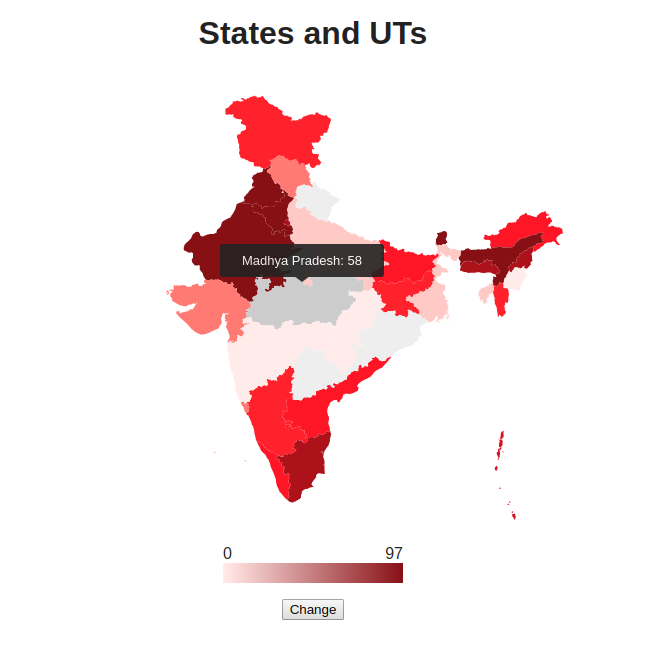 India Heatmap