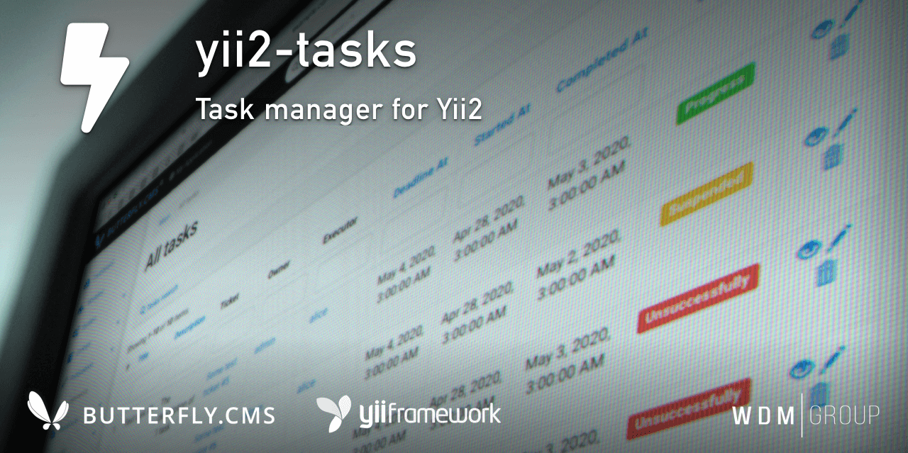 Yii2 Tasks Module