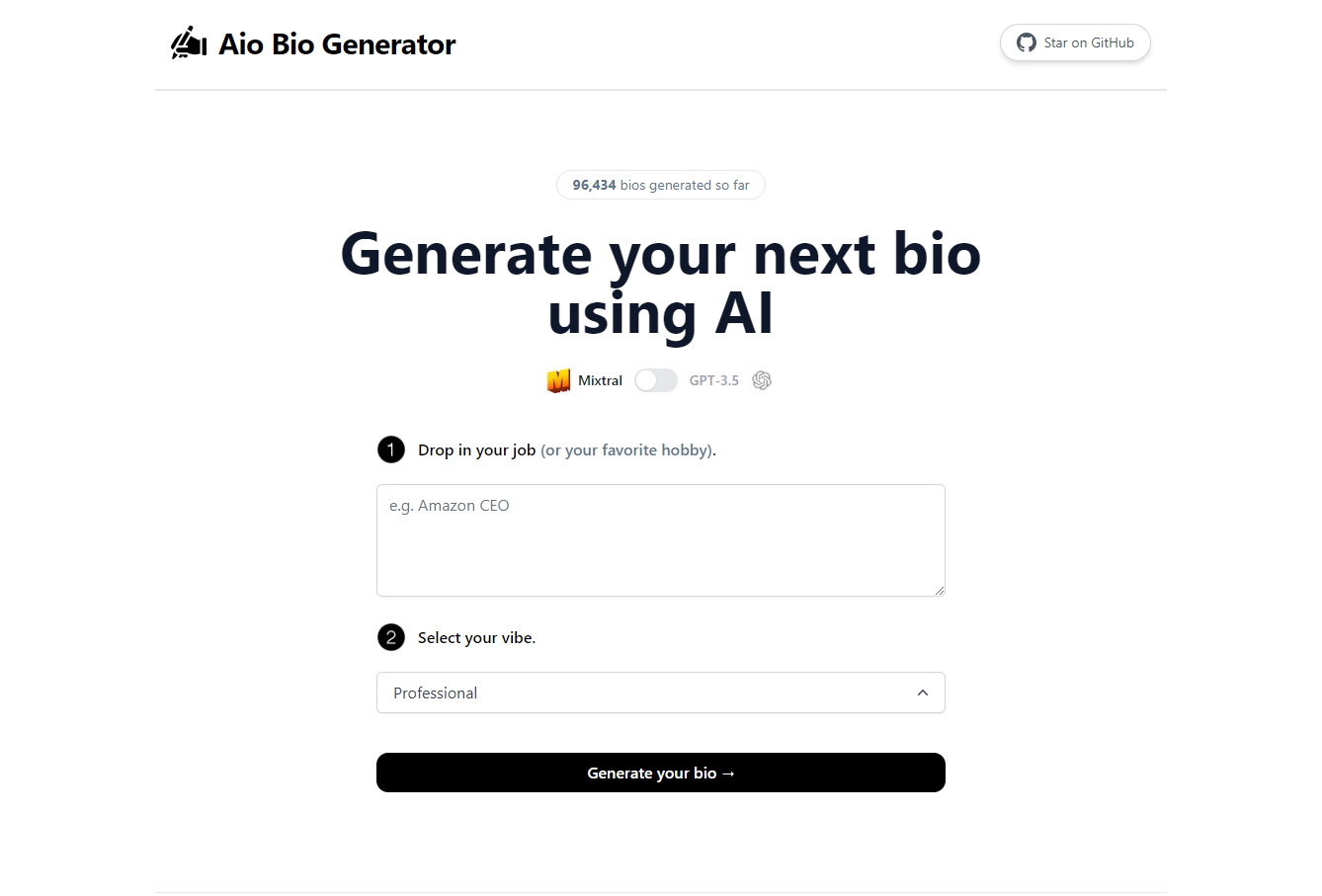 Bio Generator