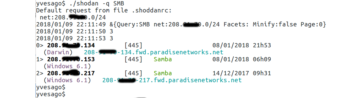 Shodan Query