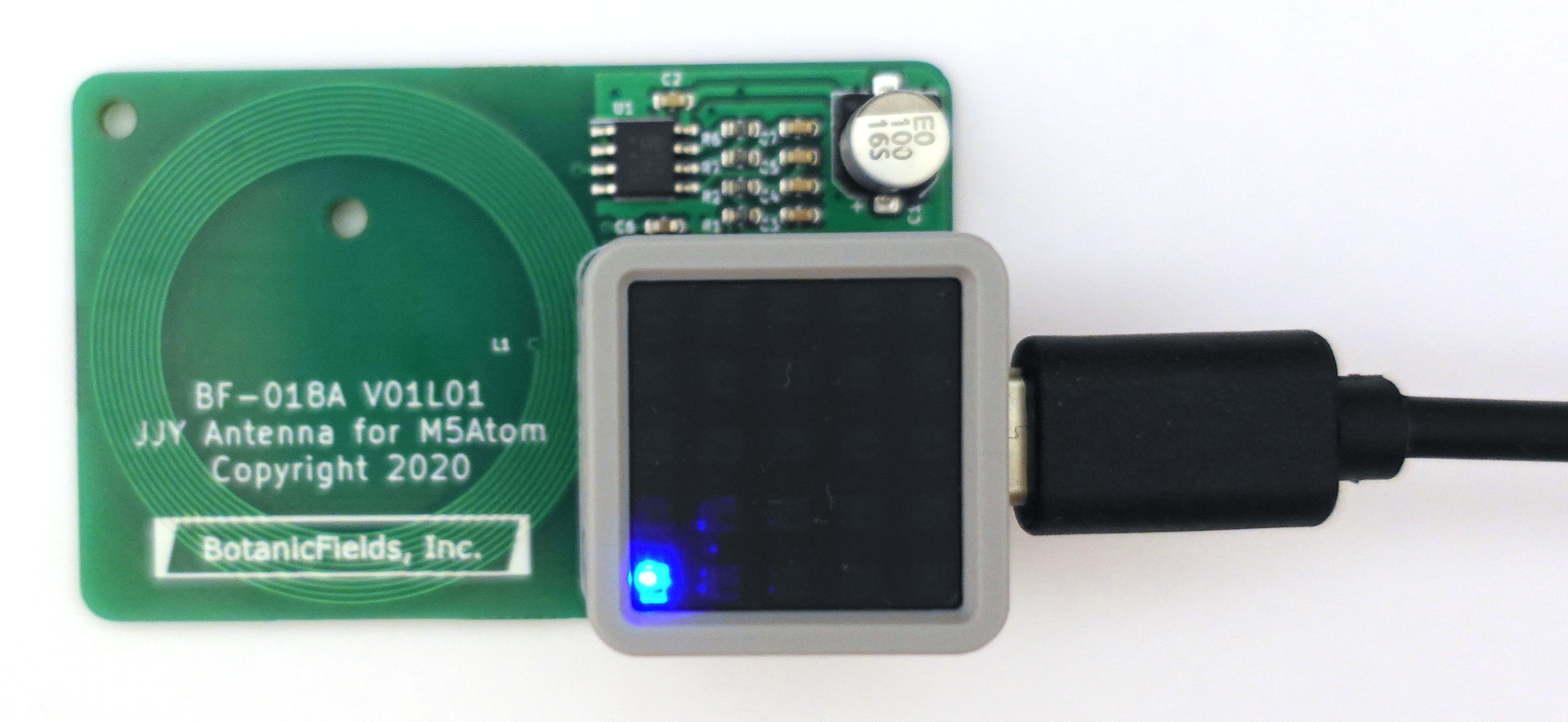 PCB_with_M5AtomMatrix