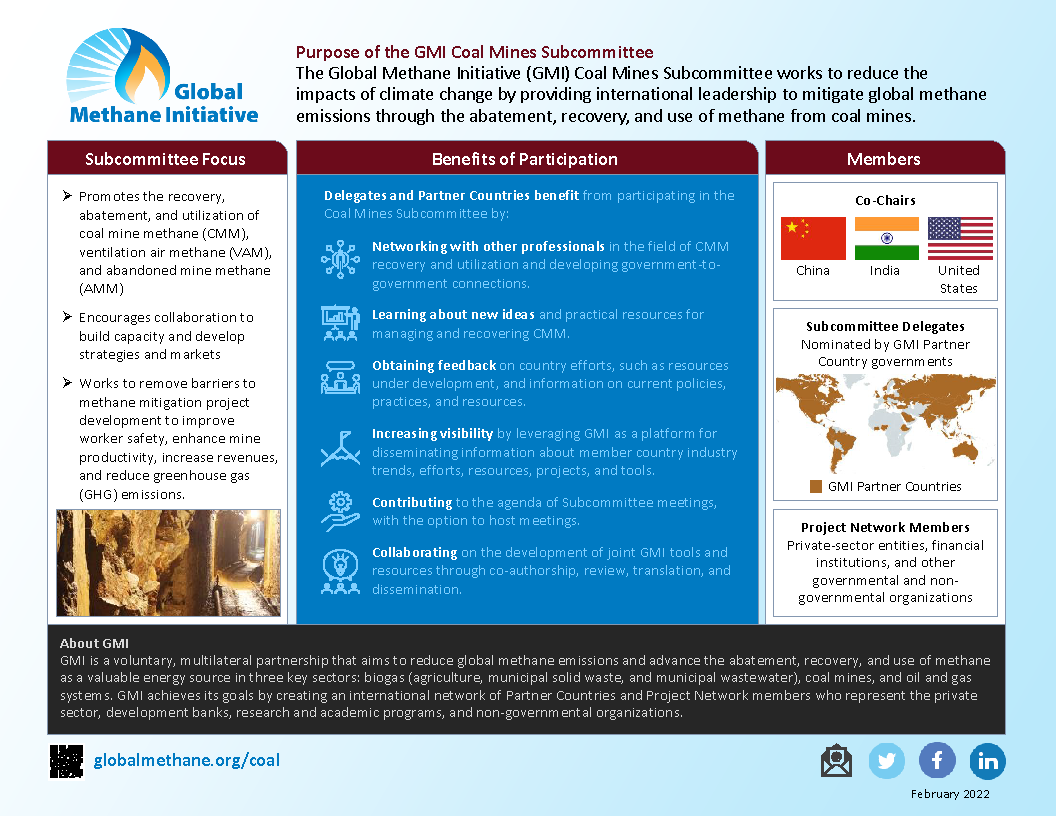 Coal Mines Sector Statement of Purpose