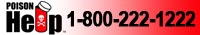 Poison Control: 1-800-222-1222