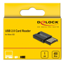 DELOCK USB 2.0 Card Reader for Micro SD memory cards