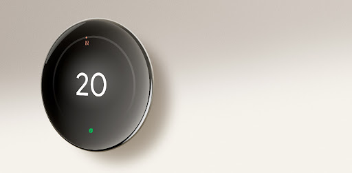 The Nest Learning Thermostat in Polished Silver.