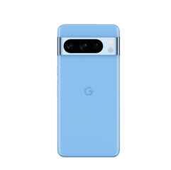 Back of Pixel 8 Pro in Bay colour.