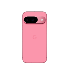 Back of Pixel 9 in Peony colour.