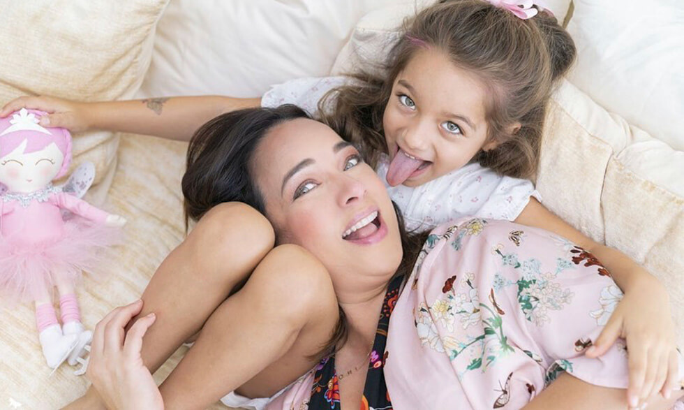 Adamari López with her daughter, Alaïa. 