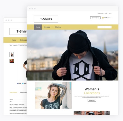 Clothing & Fashion Ecommerce Website Templates