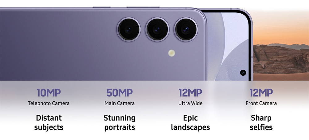 Camera specs of S24 Plus