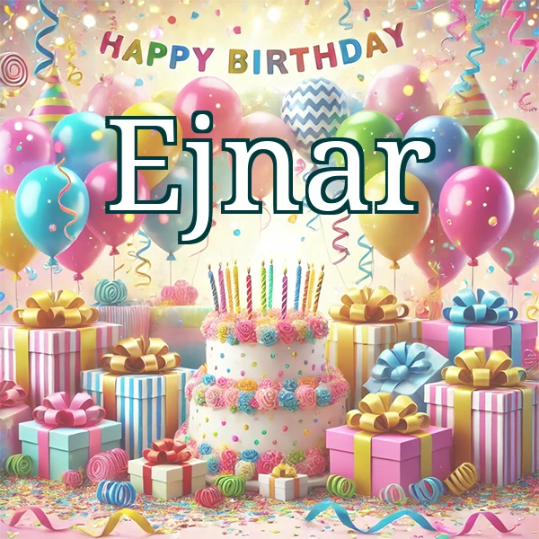 Happy Birthday Ejnar