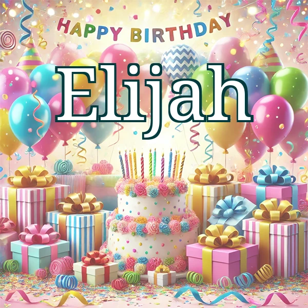 Happy Birthday Elijah