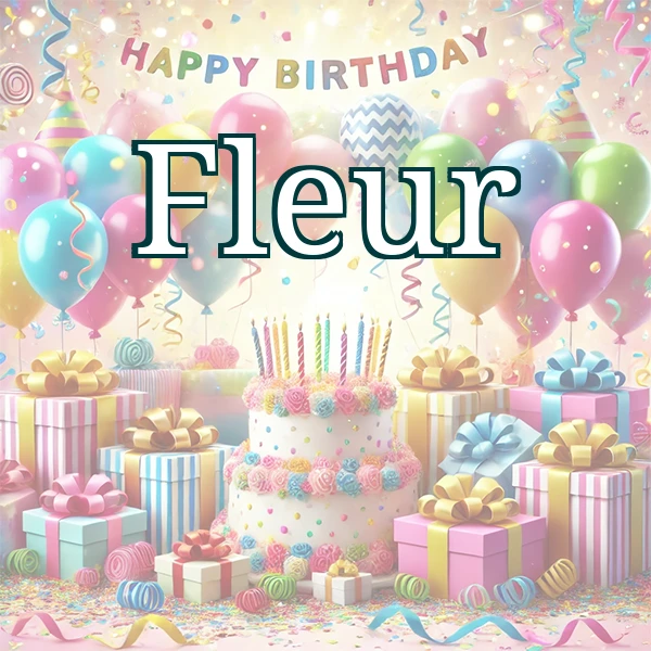 Happy Birthday Fleur