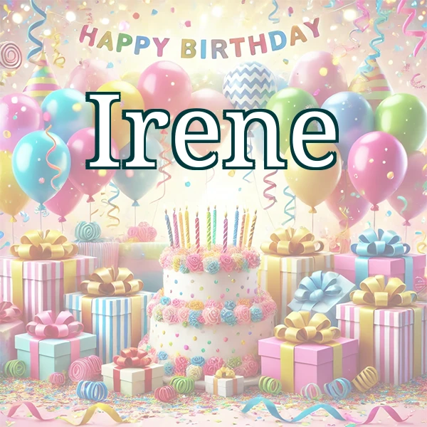 Happy Birthday Irene