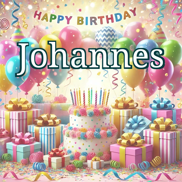 Happy Birthday Johannes