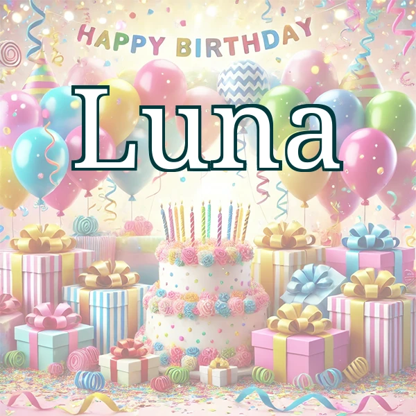 Happy Birthday Luna