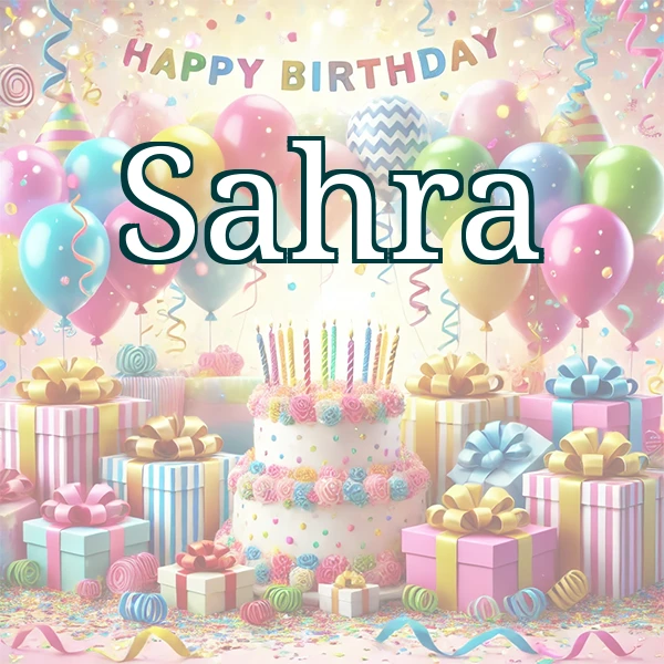 Happy Birthday Sahra