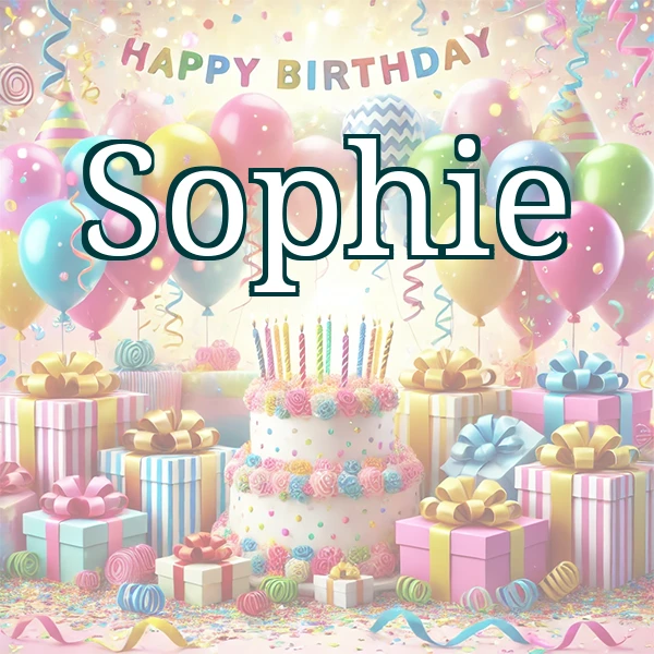 Happy Birthday Sophie