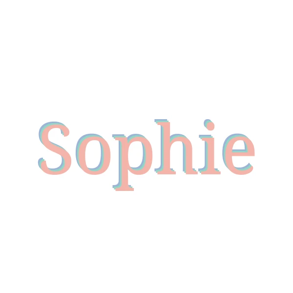 Font Sophie