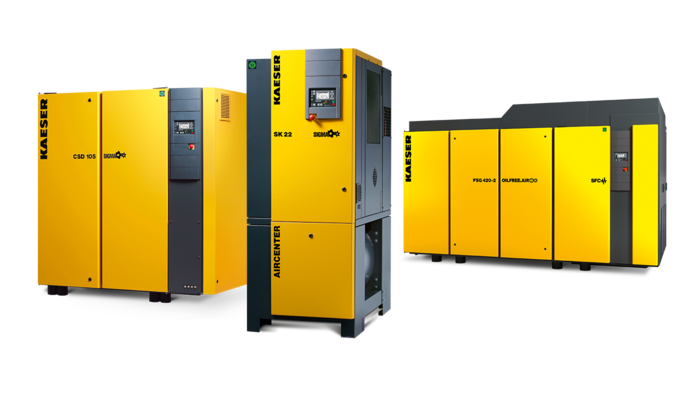 Rotary screw compressors from KAESER