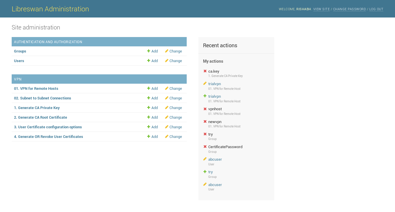 Libreswan-managing-interface