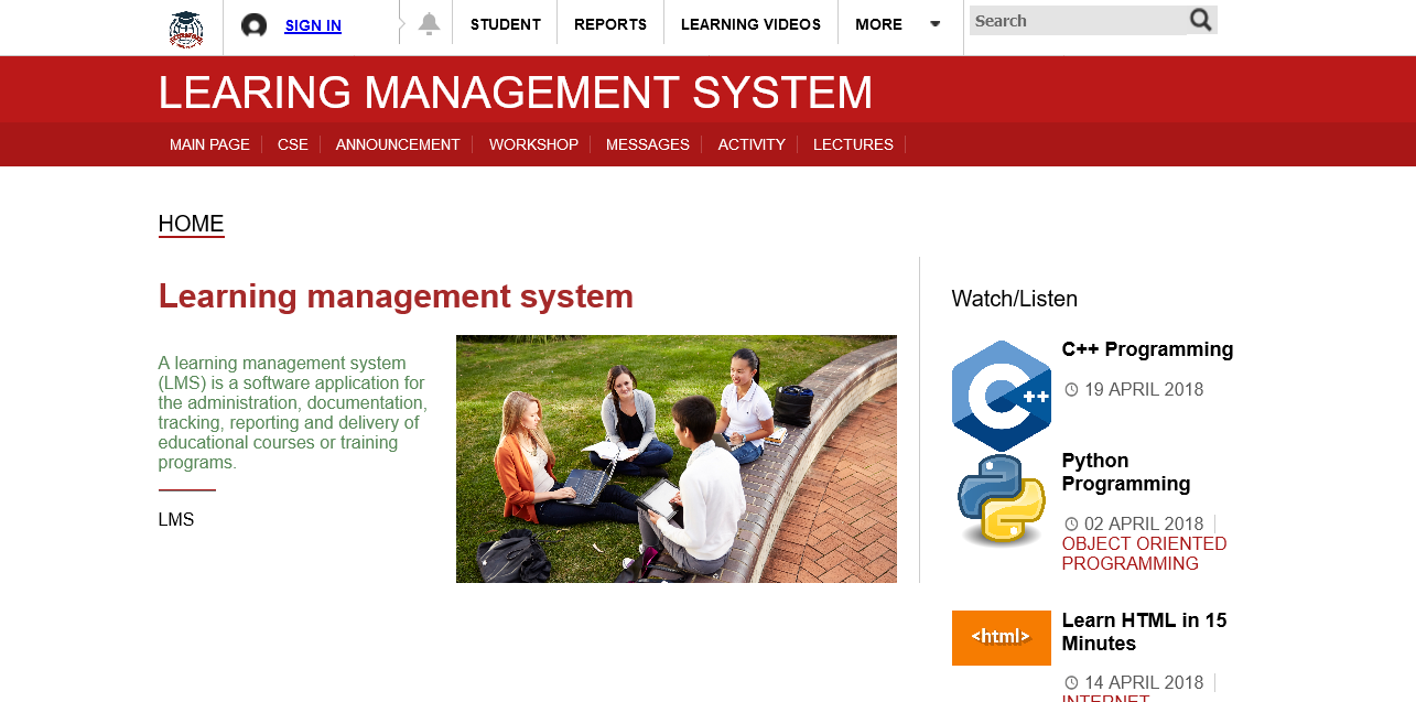 LearningManagementSystem