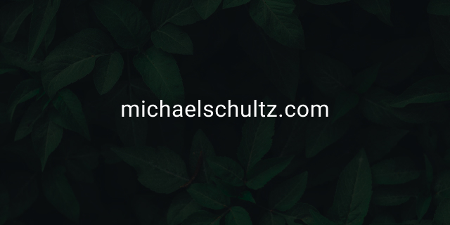 michaelschultz.com