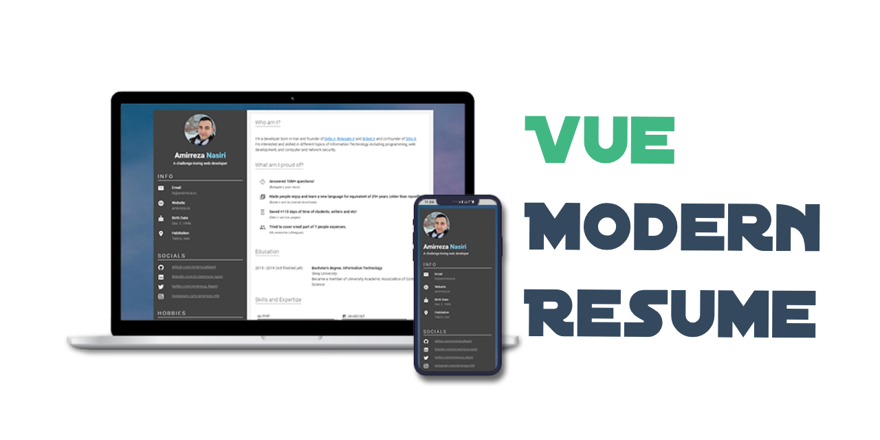 vue-modern-resume