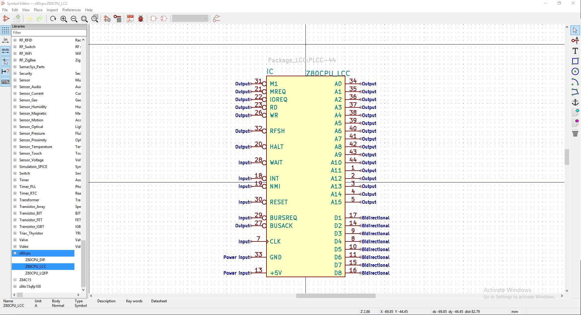 Z80-CPU-for-KiCAD