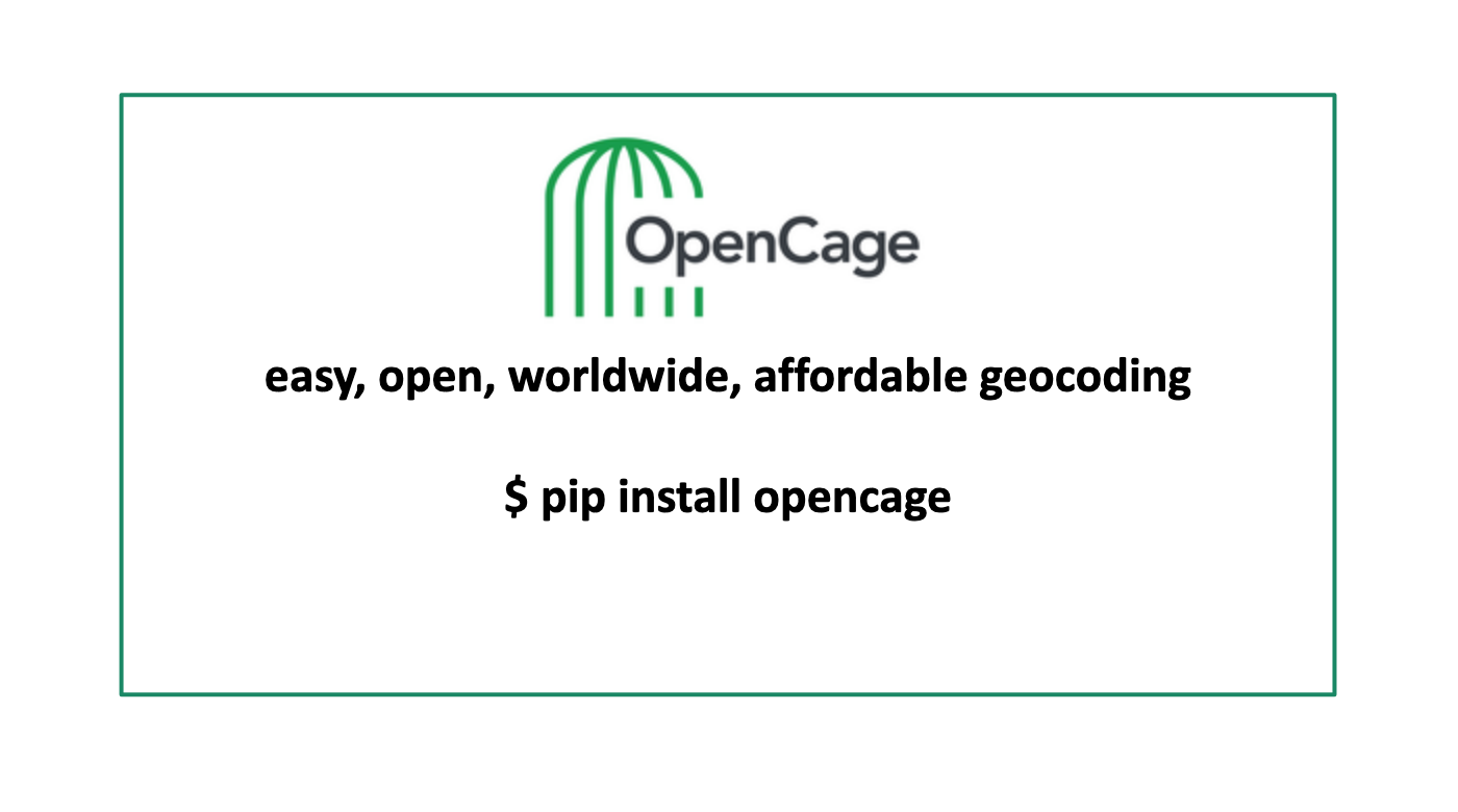 python-opencage-geocoder