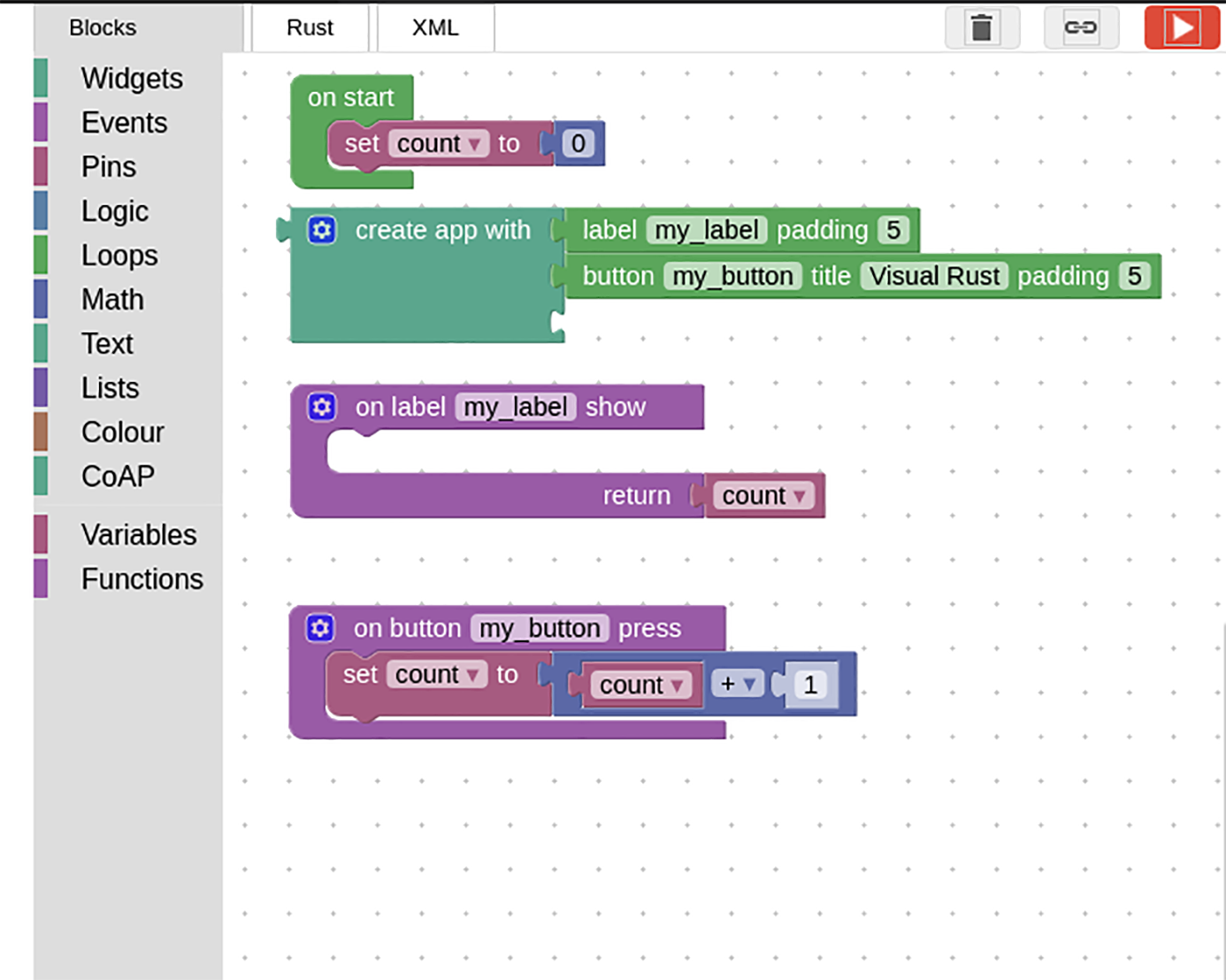 visual-embedded-rust