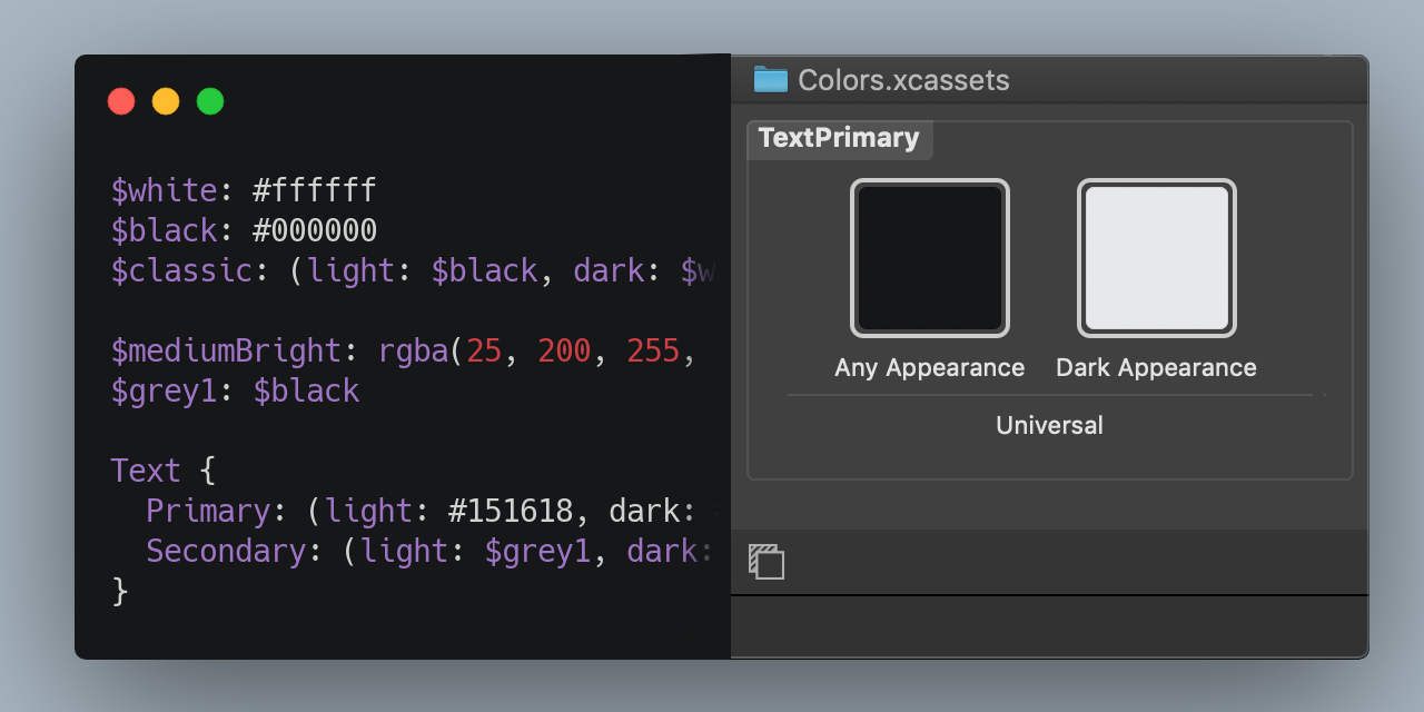 xcode-color-assets