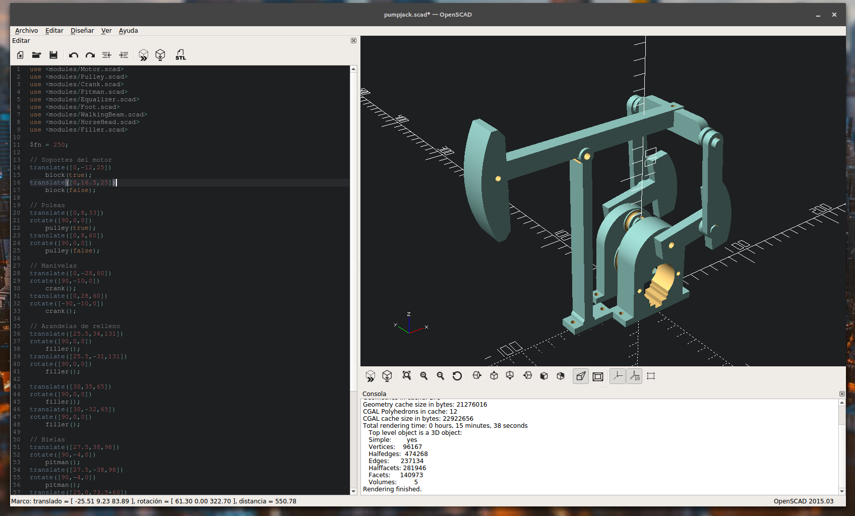 openscad-oil-pumpjack