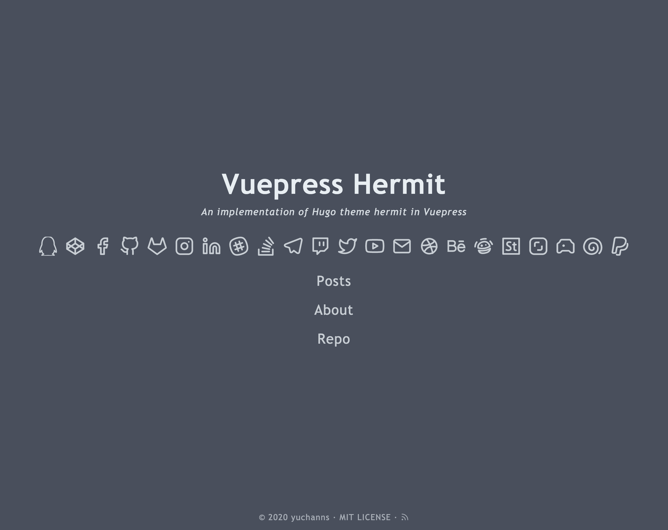 vuepress-theme-hermit