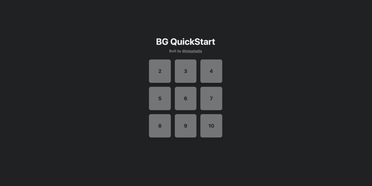 BGQuickstart.com