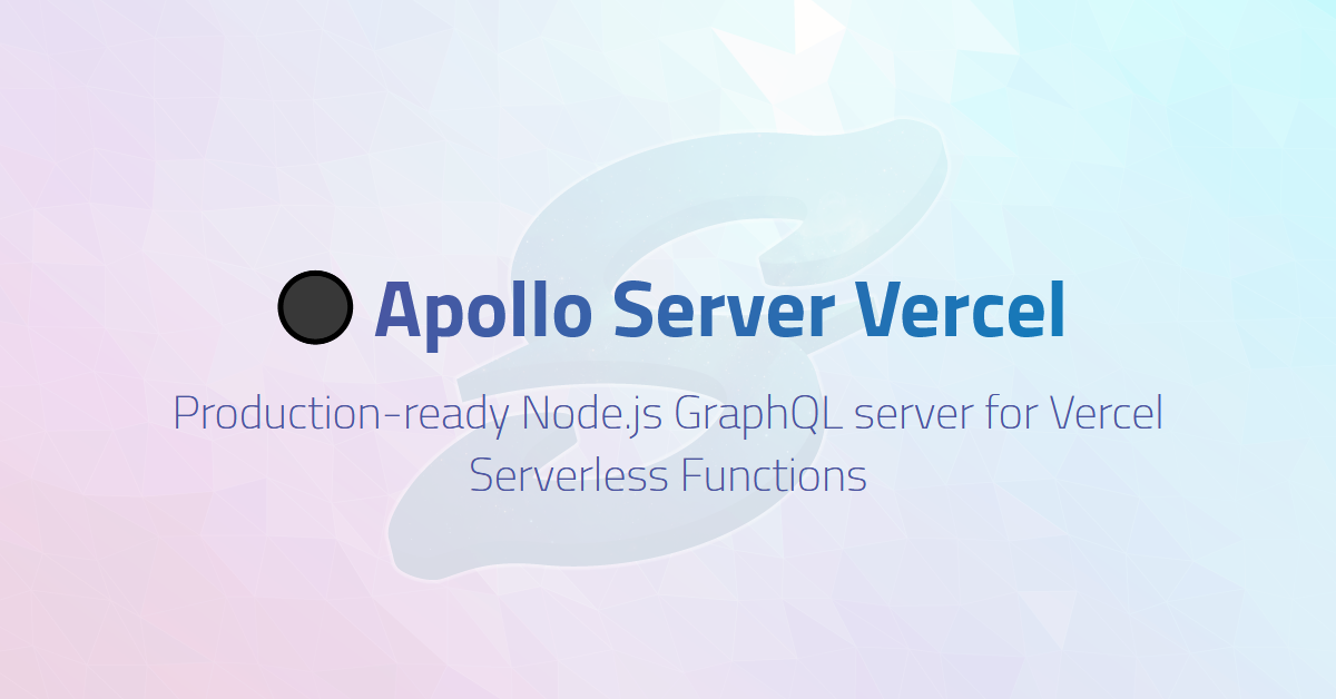 apollo-server-vercel