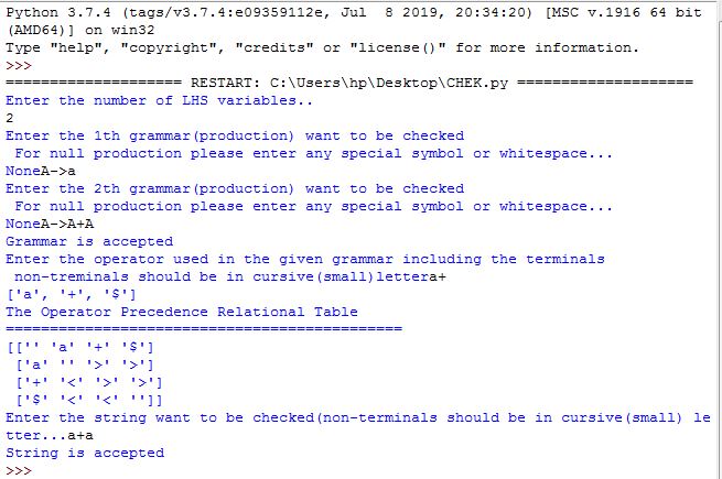 Operator-Precedence-Parser-using-python