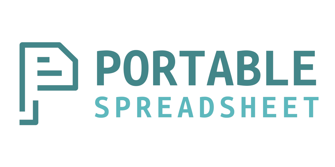 Portable-spreadsheet-generator