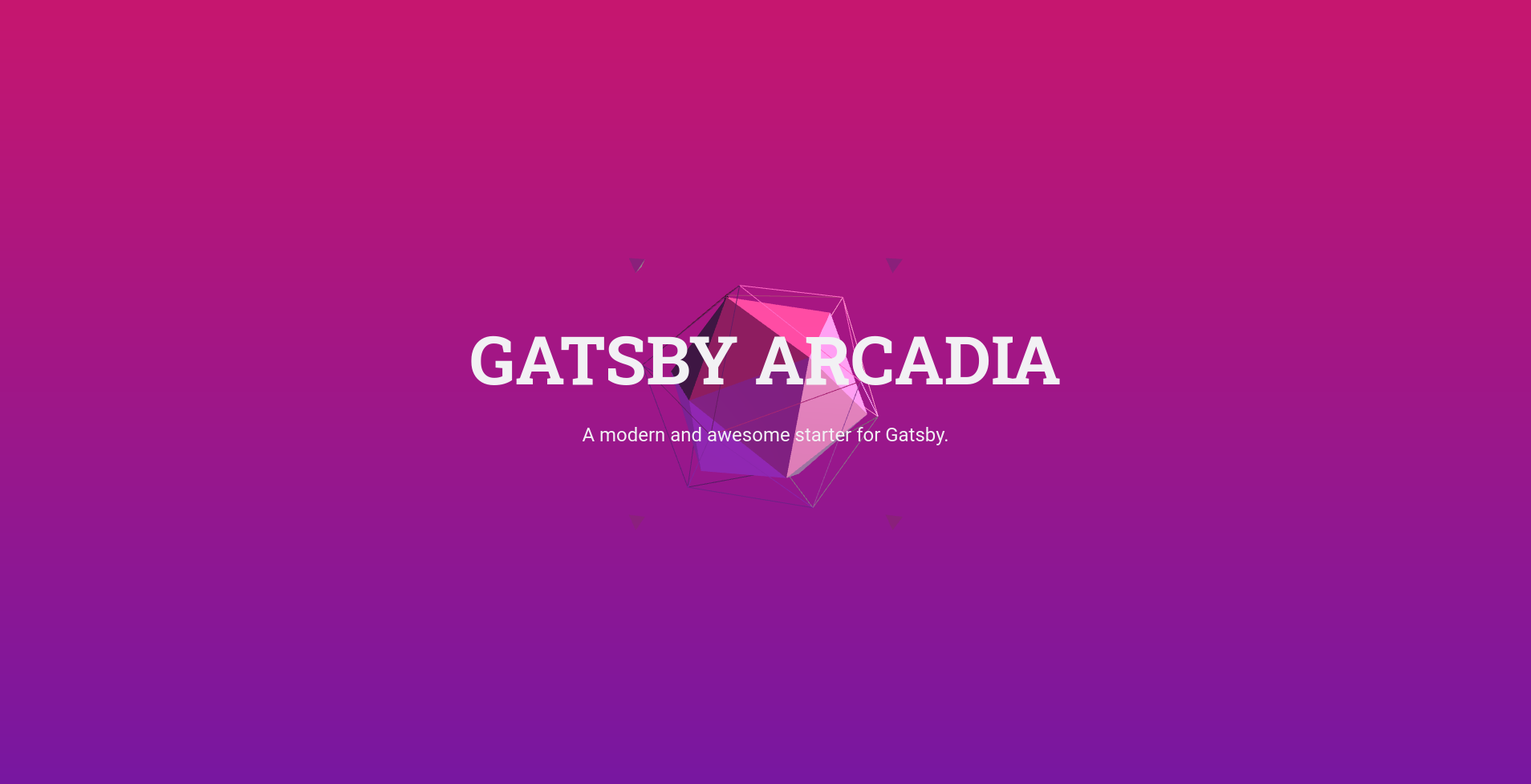 gatsby-theme-arcadia