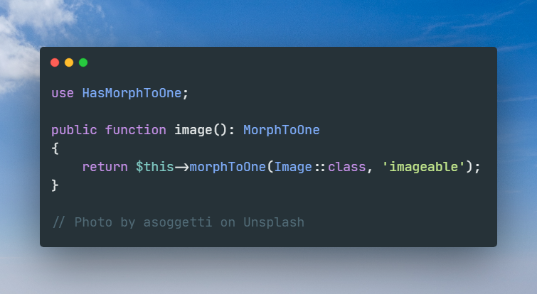 laravel-eloquent-morph-to-one