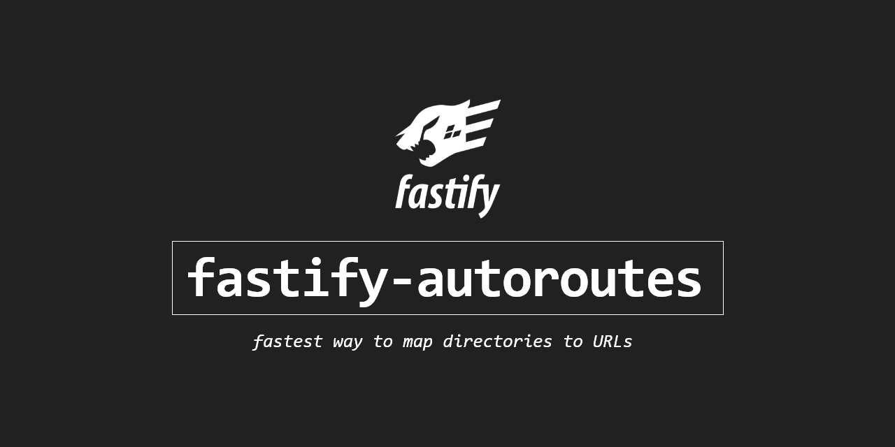 fastify-autoroutes